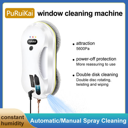 HCR - 09 PuRuiKai Ultra Thin Robot Vacuum & Window Cleaning Robot – Electric Glass Cleaner - PuRuiKai Online Store