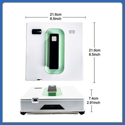 HCR - 21 Smart Window Cleaning Robot – Streak - Free ; Safe for High Windows | PuRuiKai - PuRuiKai Online Store