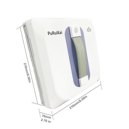 PRK - 28 Smart Window Cleaning Robot – 4 - Point Spray, Strong Suction & Brushless Motor | Streak - Free Cleaning - PuRuiKai Online Store