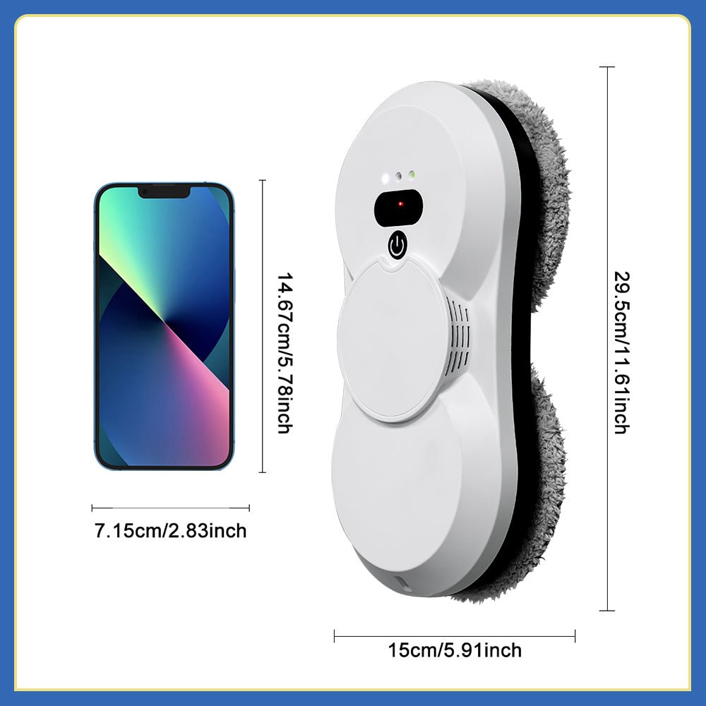 PuRuiKai HCR - 18 Ultra - Thin Smart Window Cleaning Robot with Dual Auto Spray – Slim & Upgraded Design - PuRuiKai Online Store