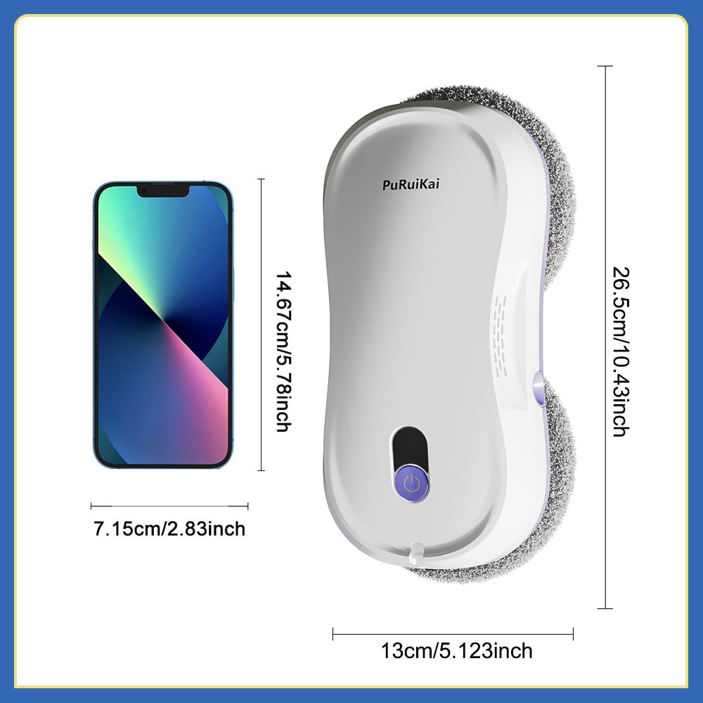 PuRuiKai M8 Ultra - Thin Smart Window Cleaning Robot – Dual Spray & Intelligent Path Planning - PuRuiKai Online Store