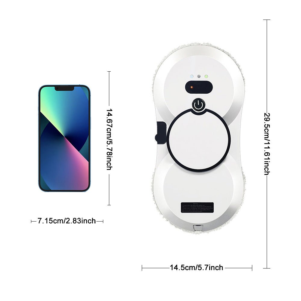 Robot lave vitre HCR - 10 ultra - fin – Nettoyeur vitre robot circulaire à pulvérisation simple - PuRuiKai Official Store